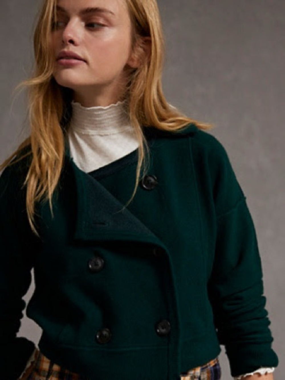 Free People We the Free Merri Wool Cropped Cardigan
